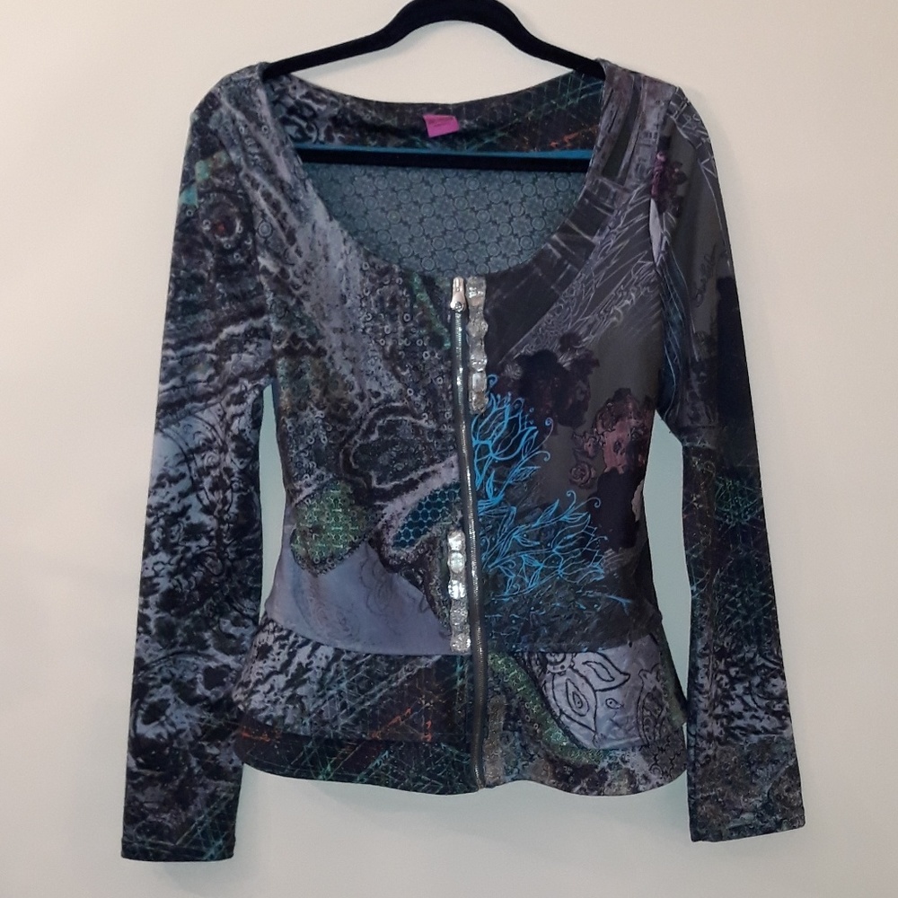 Save The Queen Fancy Blazer ruffled, Made in Italy